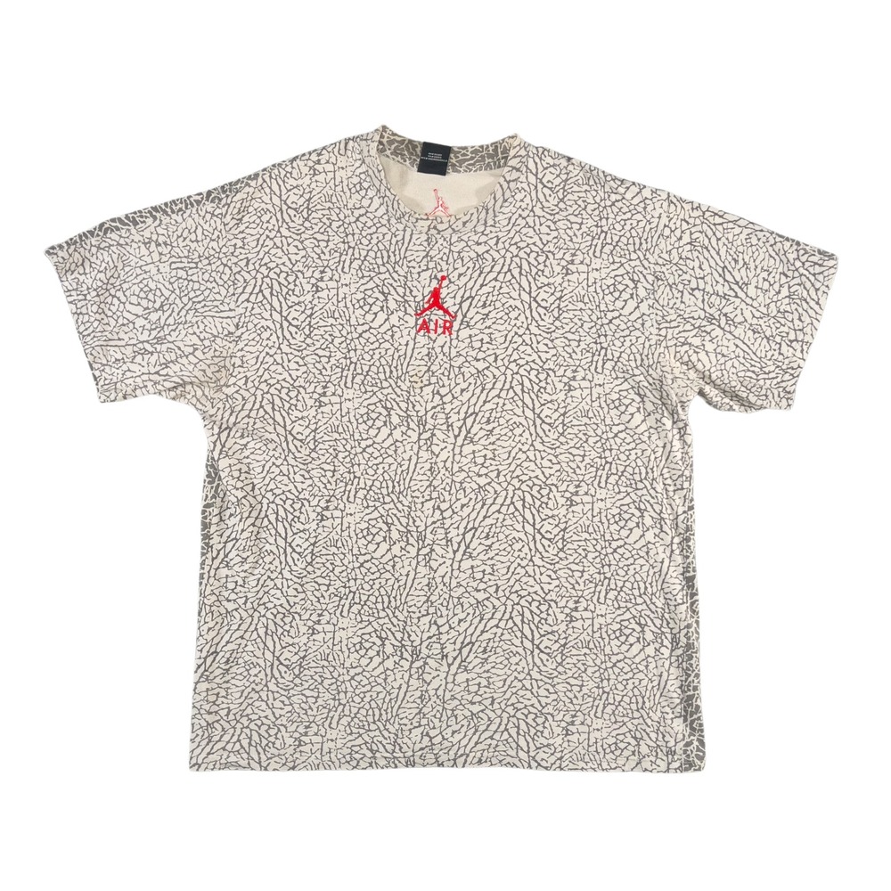 Vintage Retro Air Jordan 3 True OG Elephant Print T-Shirt 2003 - Size Medium